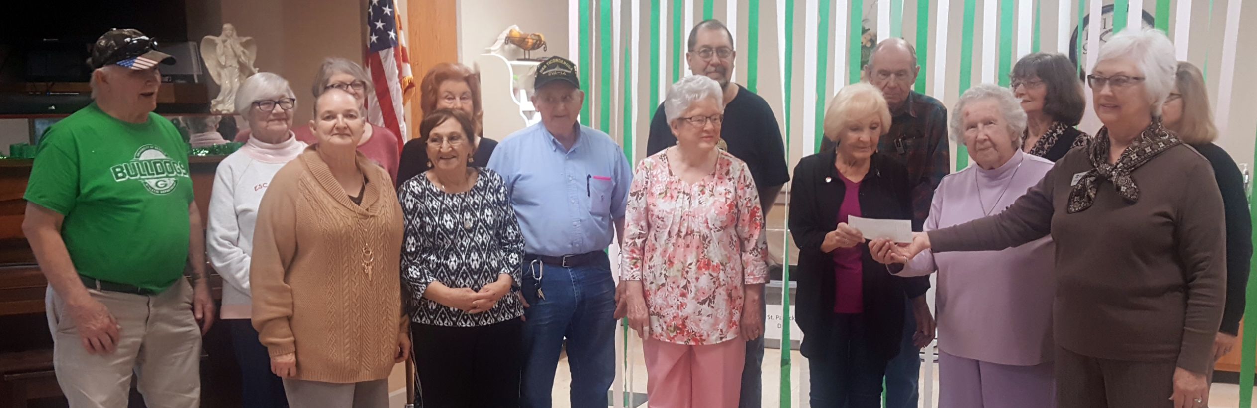 WoodmenLife presents check for LaFayette Senior Center